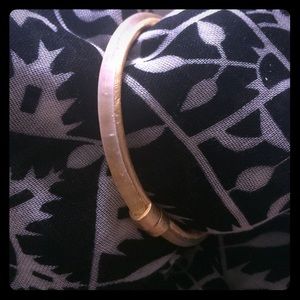 Frost Glass Bangle Bracelet